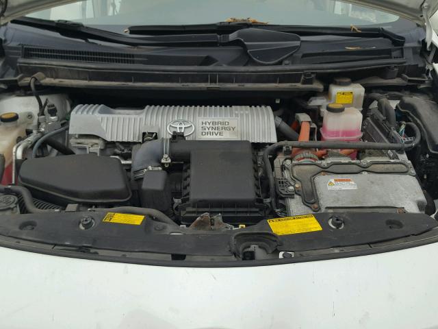 JTDKN3DU5A0010968 - 2010 TOYOTA PRIUS 白色 照片 7