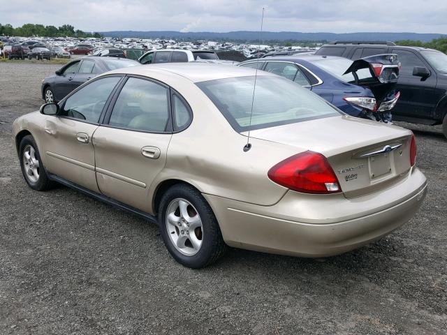 1FAHP55U01G153404 - 2001 FORD TAURUS SES GOLD photo 3