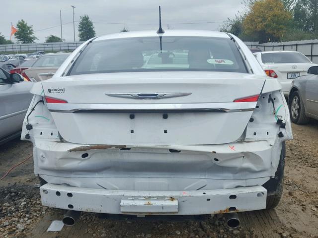 1C3BC1FG4BN562827 - 2011 CHRYSLER 200 TOURIN WHITE photo 9