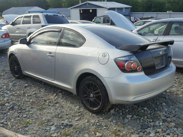 JTKDE167780240888 - 2008 TOYOTA SCION TC 银色 照片 3