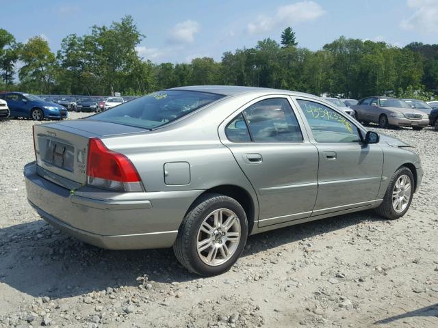 YV1RH592562519375 - 2006 VOLVO S60 2.5T GREEN photo 4