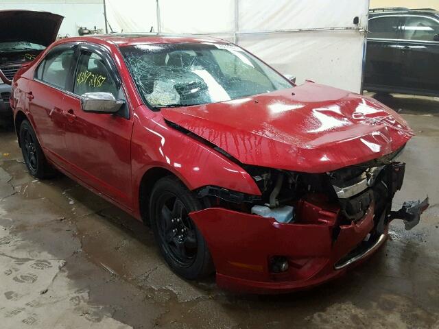 3FAHP0HA0BR316812 - 2011 FORD FUSION SE RED photo 1