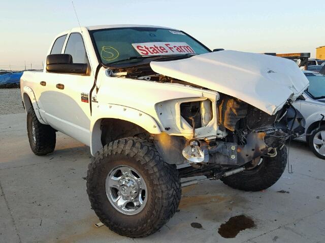 3D7KS28A98G154344 - 2008 DODGE RAM 2500 WHITE photo 1