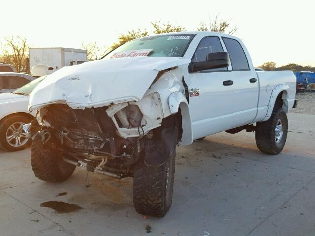 3D7KS28A98G154344 - 2008 DODGE RAM 2500 WHITE photo 2