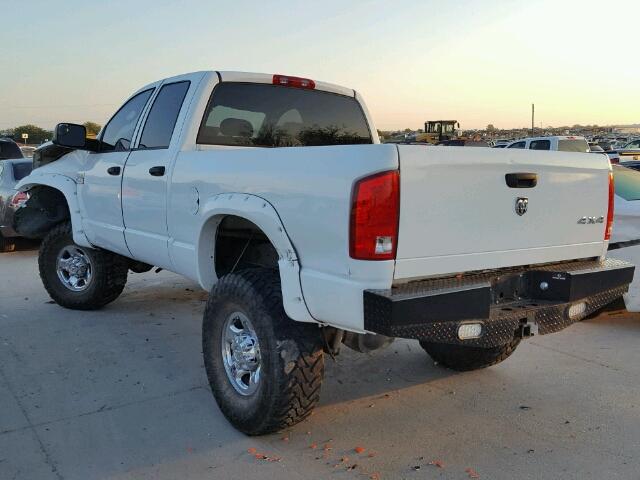 3D7KS28A98G154344 - 2008 DODGE RAM 2500 WHITE photo 3