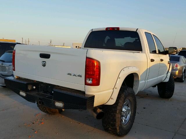 3D7KS28A98G154344 - 2008 DODGE RAM 2500 WHITE photo 4