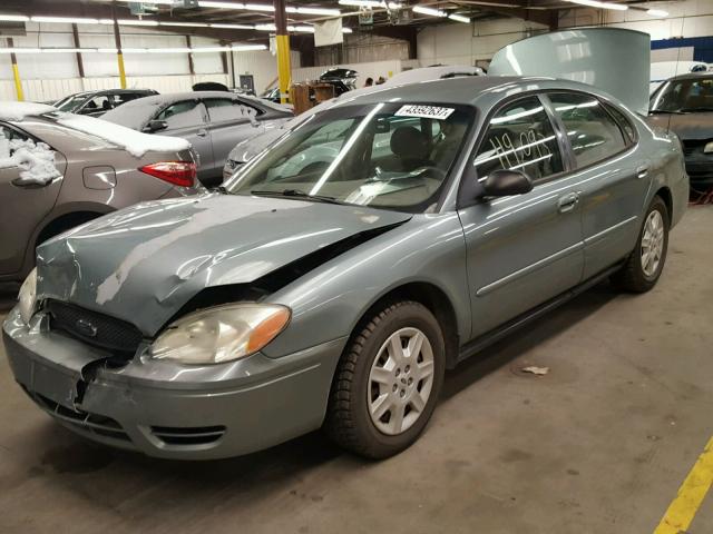 1FAFP53U97A185600 - 2007 FORD TAURUS GREEN photo 2