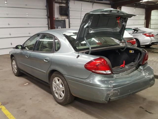 1FAFP53U97A185600 - 2007 FORD TAURUS GREEN photo 3