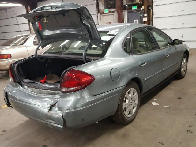 1FAFP53U97A185600 - 2007 FORD TAURUS GREEN photo 4