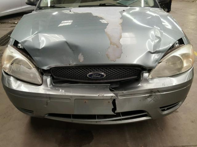 1FAFP53U97A185600 - 2007 FORD TAURUS GREEN photo 9