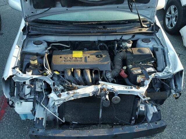 2T1BR30E26C694846 - 2006 TOYOTA COROLLA SILVER photo 7