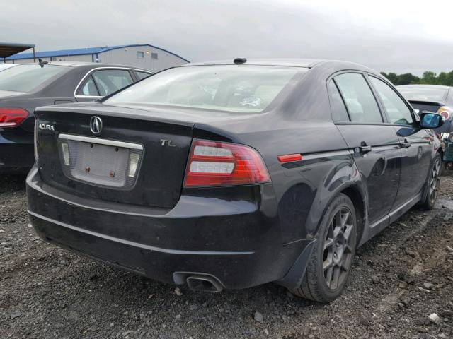 19UUA66277A026837 - 2007 ACURA TL BLACK photo 4