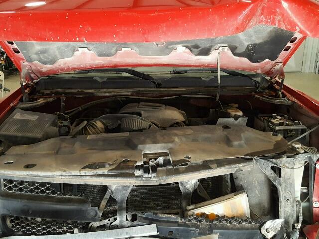 3GCPCSE02BG123825 - 2011 CHEVROLET SILVERADO RED photo 7