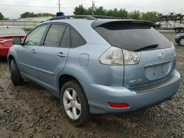 JTJHA31U040042898 - 2004 LEXUS RX 330 BLUE photo 3