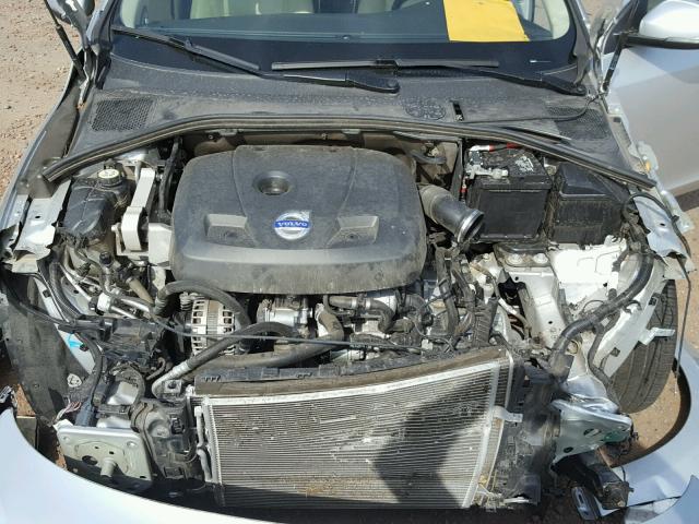 YV140MFK7F2350525 - 2015 VOLVO S60 PREMIE SILVER photo 7