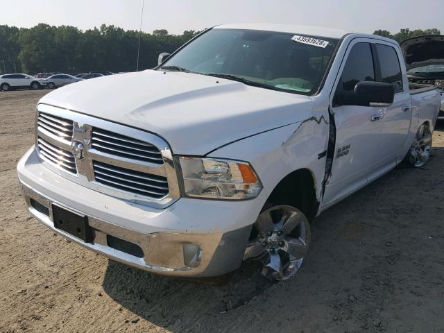 1C6RR7LM4FS665671 - 2015 RAM 1500 SLT WHITE photo 2