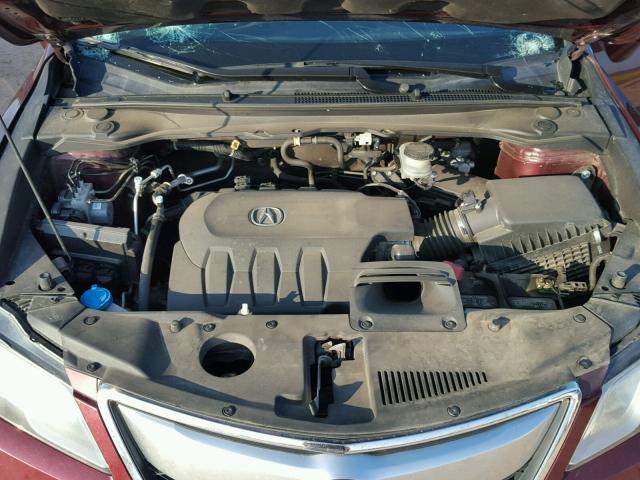 5J8TB4H55DL006669 - 2013 ACURA RDX TECHNO BURGUNDY photo 7