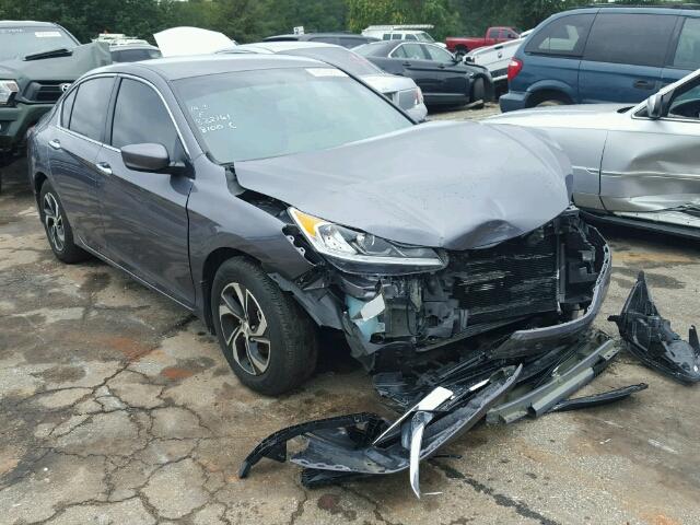 1HGCR2F36GA045269 - 2016 HONDA ACCORD GRAY photo 1