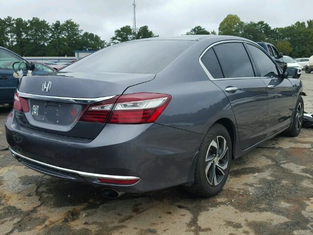 1HGCR2F36GA045269 - 2016 HONDA ACCORD GRAY photo 4