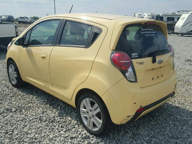 KL8CD6S9XFC717358 - 2015 CHEVROLET SPARK YELLOW photo 3