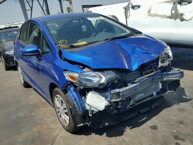 3HGGK5H53HM713555 - 2017 HONDA FIT LX BLUE photo 1