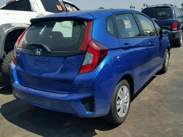 3HGGK5H53HM713555 - 2017 HONDA FIT LX BLUE photo 4