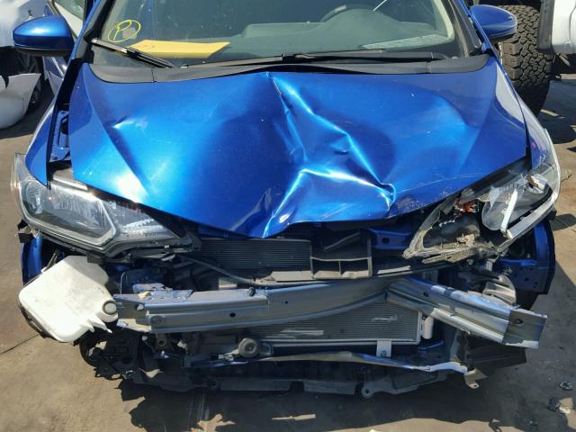 3HGGK5H53HM713555 - 2017 HONDA FIT LX BLUE photo 7