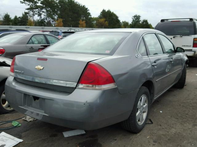 2G1WT58N579145994 - 2007 CHEVROLET IMPALA GRAY photo 4