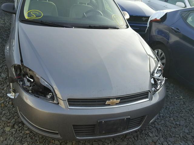 2G1WT58N579145994 - 2007 CHEVROLET IMPALA GRAY photo 9