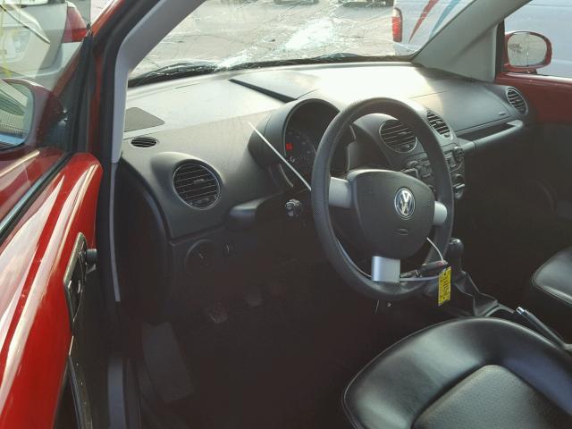 3VWRF31Y86M329088 - 2006 VOLKSWAGEN NEW BEETLE Qırmızı foto 9