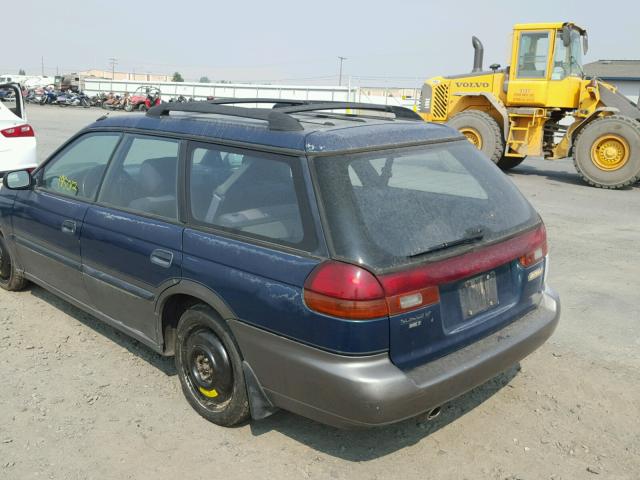 4S3BK6353S7353534 - 1995 SUBARU LEGACY L/O GREEN photo 3