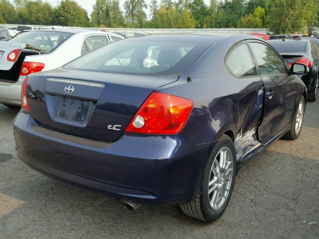 JTKDE177070218583 - 2007 TOYOTA SCION TC 蓝色 照片 4