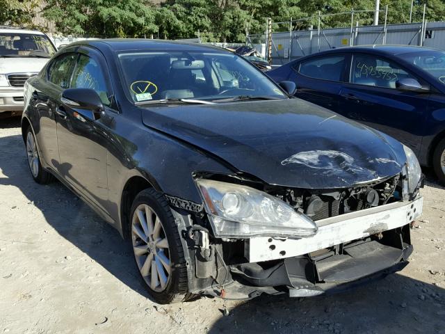 JTHCF5C24A5039599 - 2010 LEXUS IS 250 BLACK photo 1