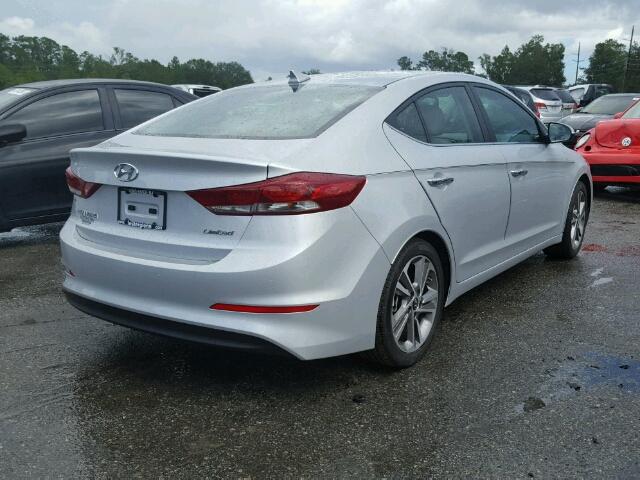 5NPD84LF6HH093932 - 2017 HYUNDAI ELANTRA SE SILVER photo 4