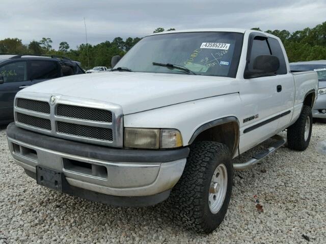 1B7HF13Z31J590871 - 2001 DODGE RAM 1500 WHITE photo 2