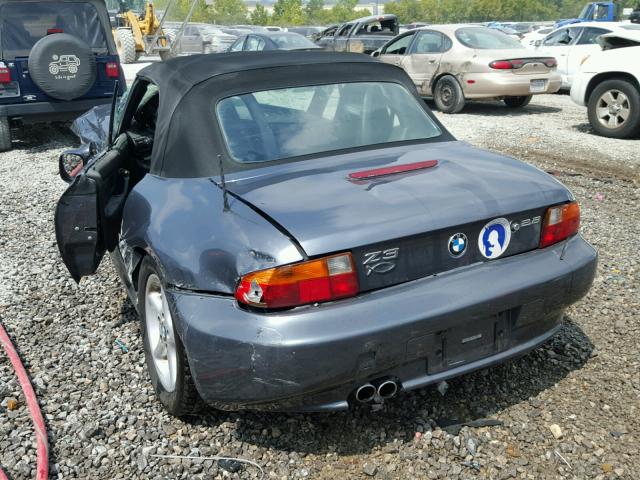 4USCH3332XLF40839 - 1999 BMW Z3 2.8 GRAY photo 3