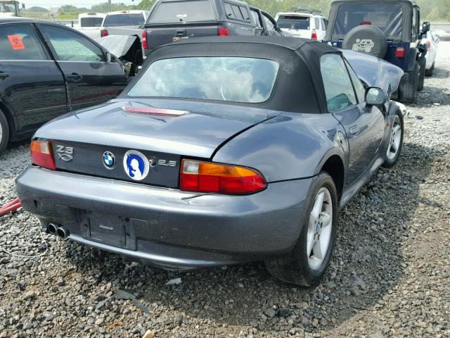 4USCH3332XLF40839 - 1999 BMW Z3 2.8 GRAY photo 4