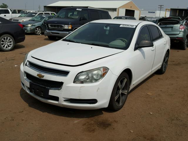 1G1ZA5EB4AF107474 - 2010 CHEVROLET MALIBU LS თეთრი ფოტო 2