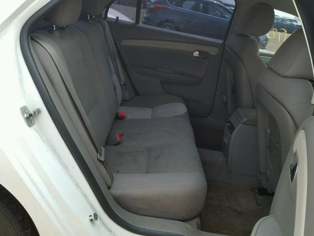 1G1ZA5EB4AF107474 - 2010 CHEVROLET MALIBU LS თეთრი ფოტო 6