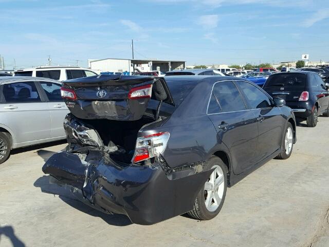 4T1BF1FK7DU216654 - 2013 TOYOTA CAMRY L CHARCOAL photo 4