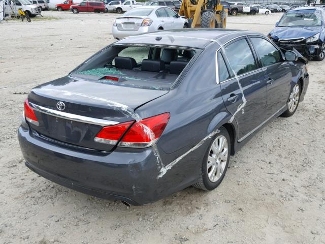 4T1BK3DB3BU413800 - 2011 TOYOTA AVALON BAS CHARCOAL photo 4