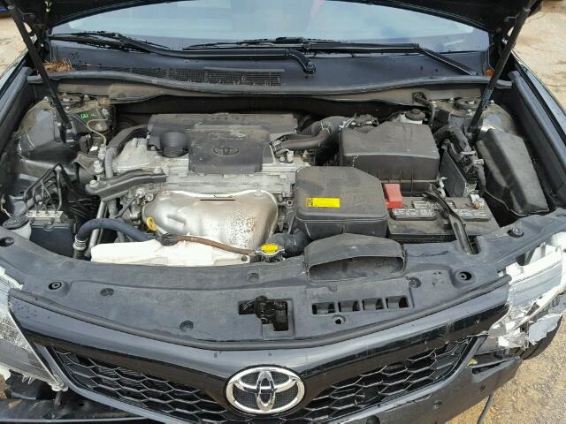 4T1BF1FK5DU241696 - 2013 TOYOTA CAMRY BLACK photo 7