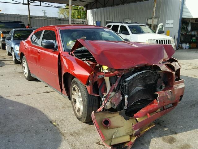 2B3KA43G47H749641 - 2007 DODGE CHARGER SE RED photo 1