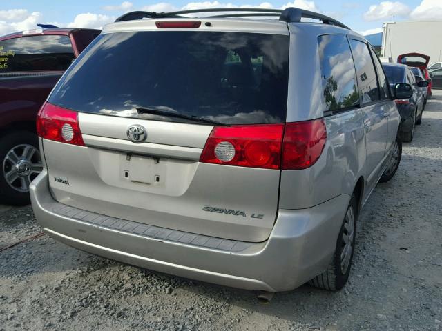 5TDZA23C96S486979 - 2006 TOYOTA SIENNA CE BEIGE photo 4