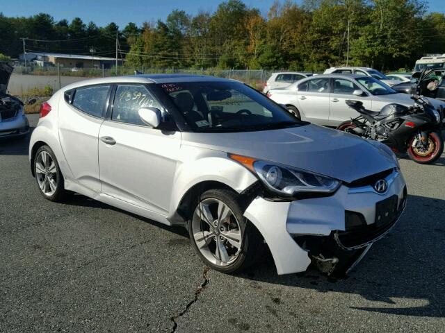 KMHTC6AD2GU283427 - 2016 HYUNDAI VELOSTER B SILVER photo 1