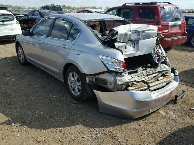 1HGCP26438A067777 - 2008 HONDA ACCORD LXP SILVER photo 3