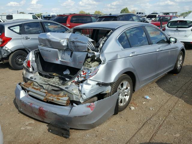 1HGCP26438A067777 - 2008 HONDA ACCORD LXP SILVER photo 4