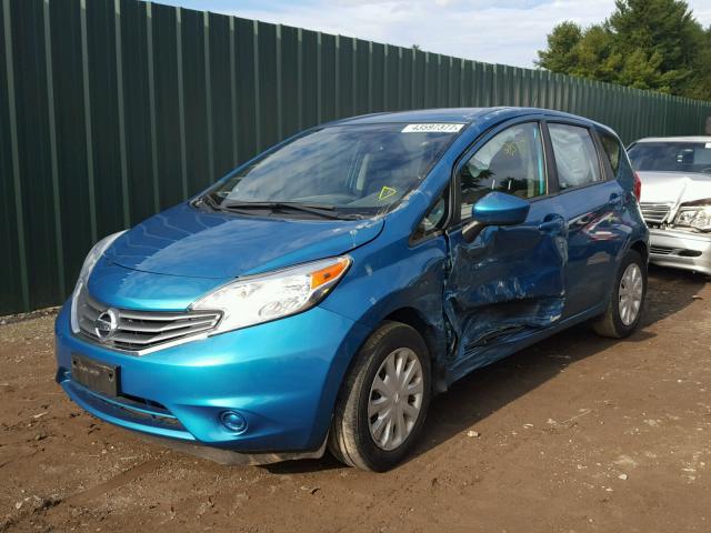 3N1CE2CP2FL395946 - 2015 NISSAN VERSA NOTE BLUE photo 2