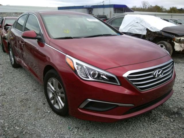 5NPE24AF6GH404265 - 2016 HYUNDAI SONATA SE RED photo 1