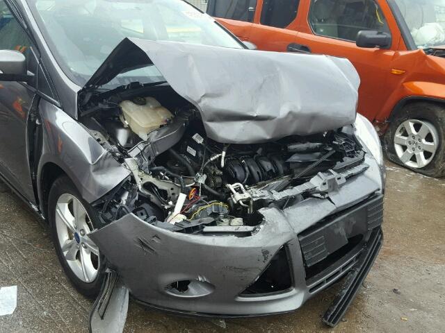 1FADP3K26DL371767 - 2013 FORD FOCUS GRAY photo 9